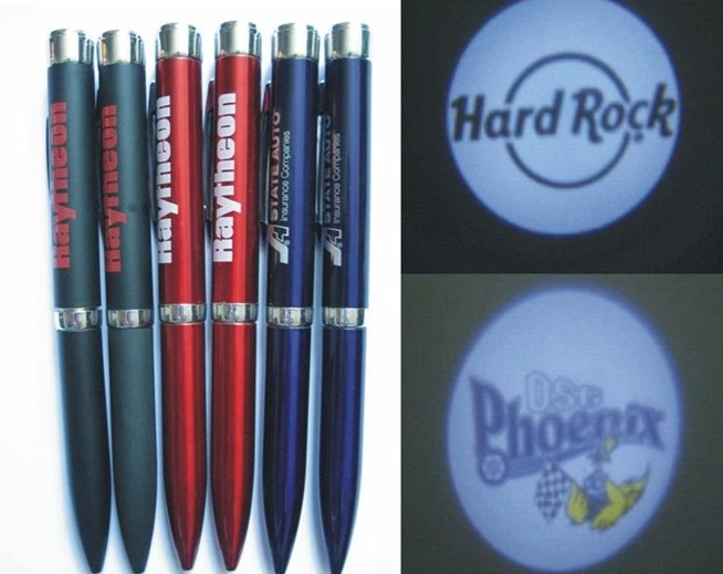 Manufacturer Personalized Custom Presidential Campaign Business Gift Wedding Gift LED Color Projection Pen