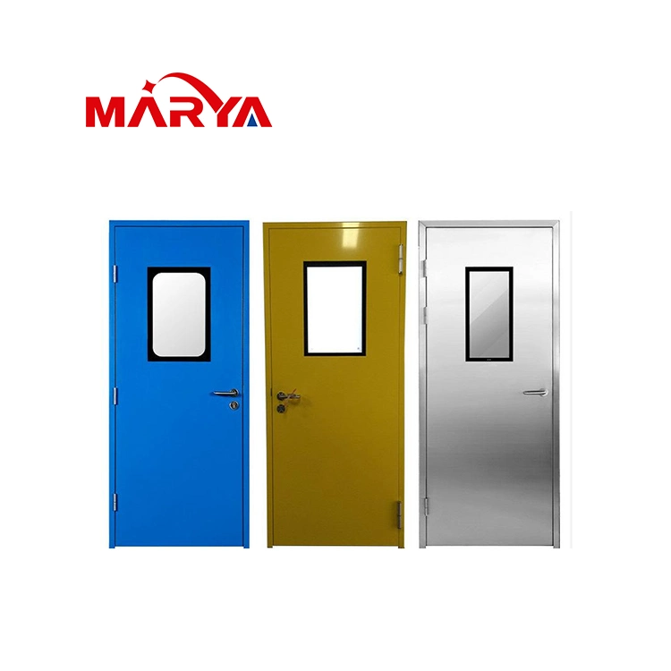 Shanghai Marya automático Metal Doble puerta de giro único para el sector farmacéutico Sala limpia de laboratorio sin polvo