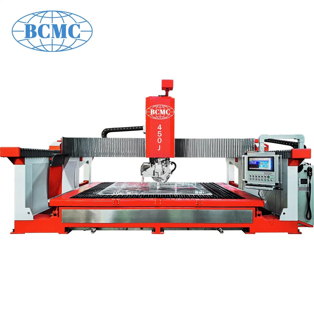 Bcmc Multi-Functional CNC Bridge Stone Cutter Saw High Pressure 5 Axis CNC Saw Jet Waterjet Cutting Machine with Countertop Processing Machining