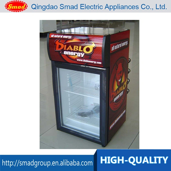 Table Top Glass Door Chiller Cooler Mini Bar Fridge Mini Refrigerator