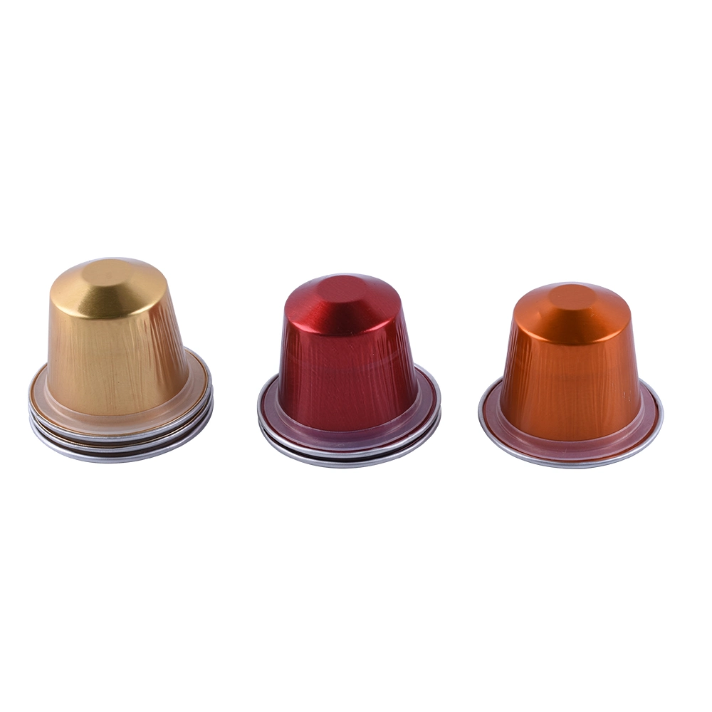 Disposable Aluminum Hot Selling Nespresso 15ml Coffee Capsule with Lids