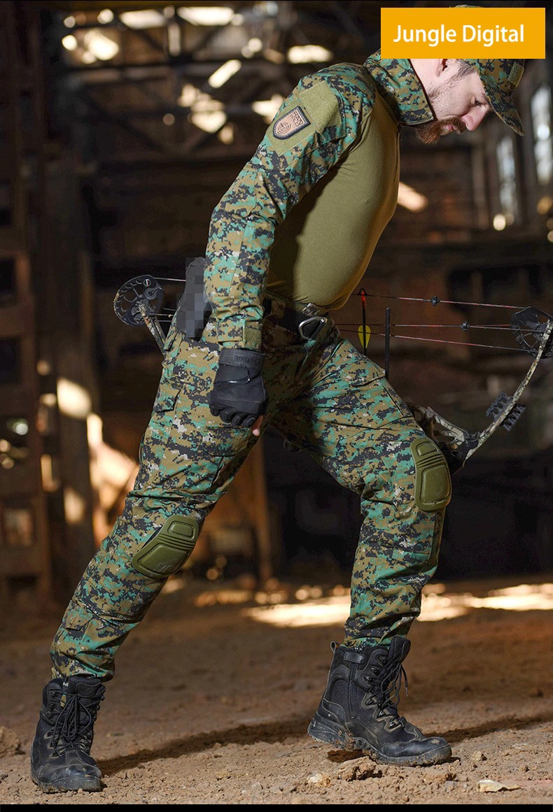 Wholesale/Supplier Camouflage Training Combat Tactical Frog Suit Military Style Combat Suit