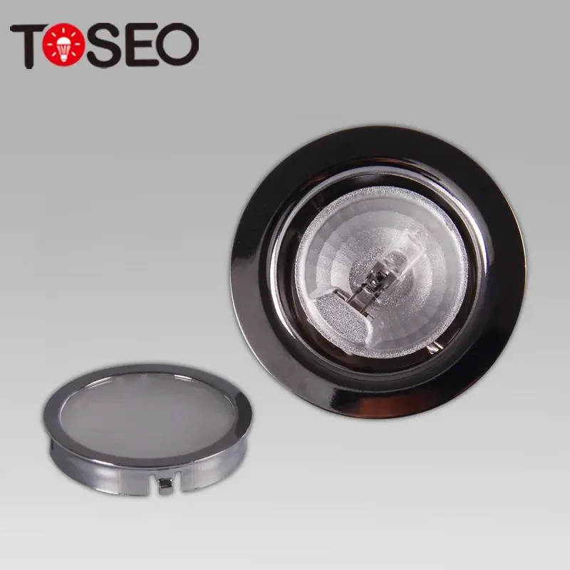 Toseo Custom Recessed Round Mini 3000K LED Cabinet Light Round 12V LED Light