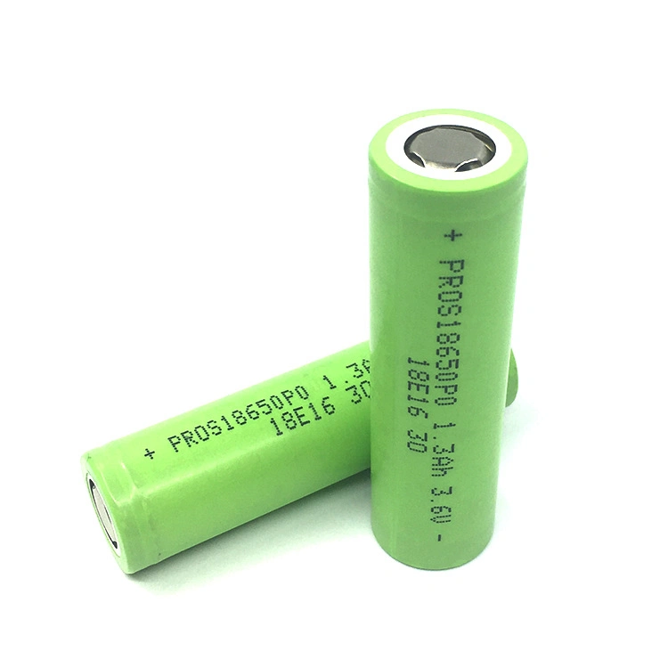 Batterie au lithium rechargeable 18650 à haut débit 1 300 mAh, 15c, 10c, 5c Pour perceuse électrique