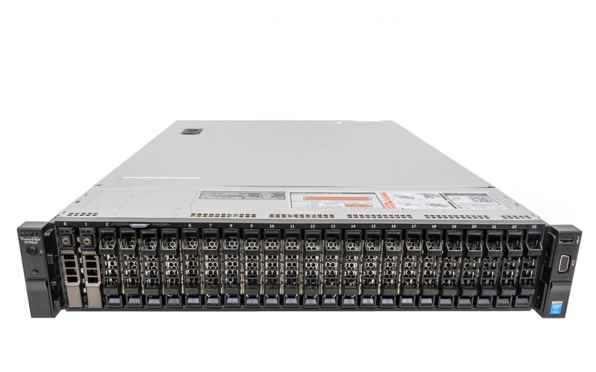 D-Ell Poweredge r620 19" 1U 8X Server 2, 5", SFF 2 procesadores Intel Xeon E5-2600 V1 V2 DDR3 ECC RAID 2X PSU 3xlp - CTO