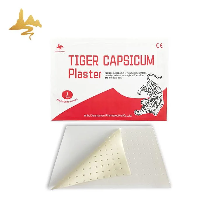 Customized Product Price Lumbago Pain Relieving Capsaicin Tiger Balm Plaster