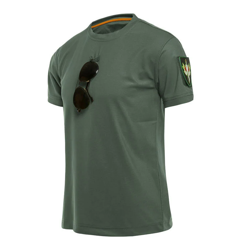 Quick Dry Men Training Tactical Short Sleeve T-Shirt