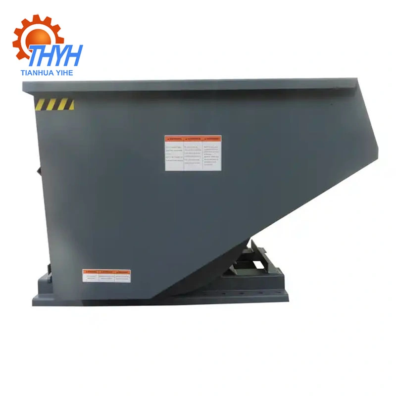 Hot Sale Dumping Hopper Waste Portable Dump Hopper with Hand Push Construction Waste Container