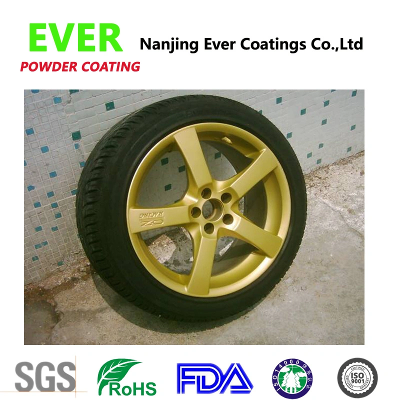 Powder Coating State and Spray Application Method Metallic Surface Used