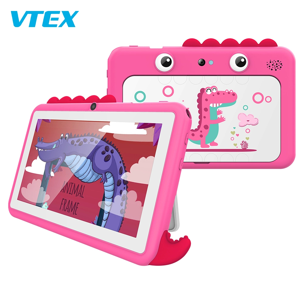 Android 7 Inch Customize Educational Kids Tablet PC Android 5 Kids Games Tablet PC for Christmas Gifts