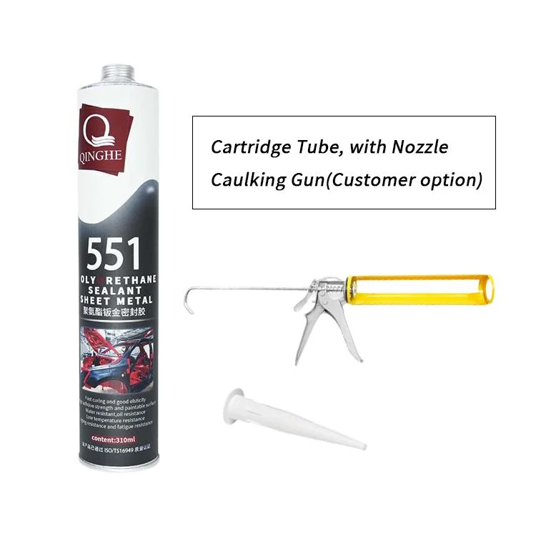 551 Carrosserie auto Fix polyuréthanne adhésif polyuréthane 600 ml saucisse Produit d'étanchéité en polyuréthane