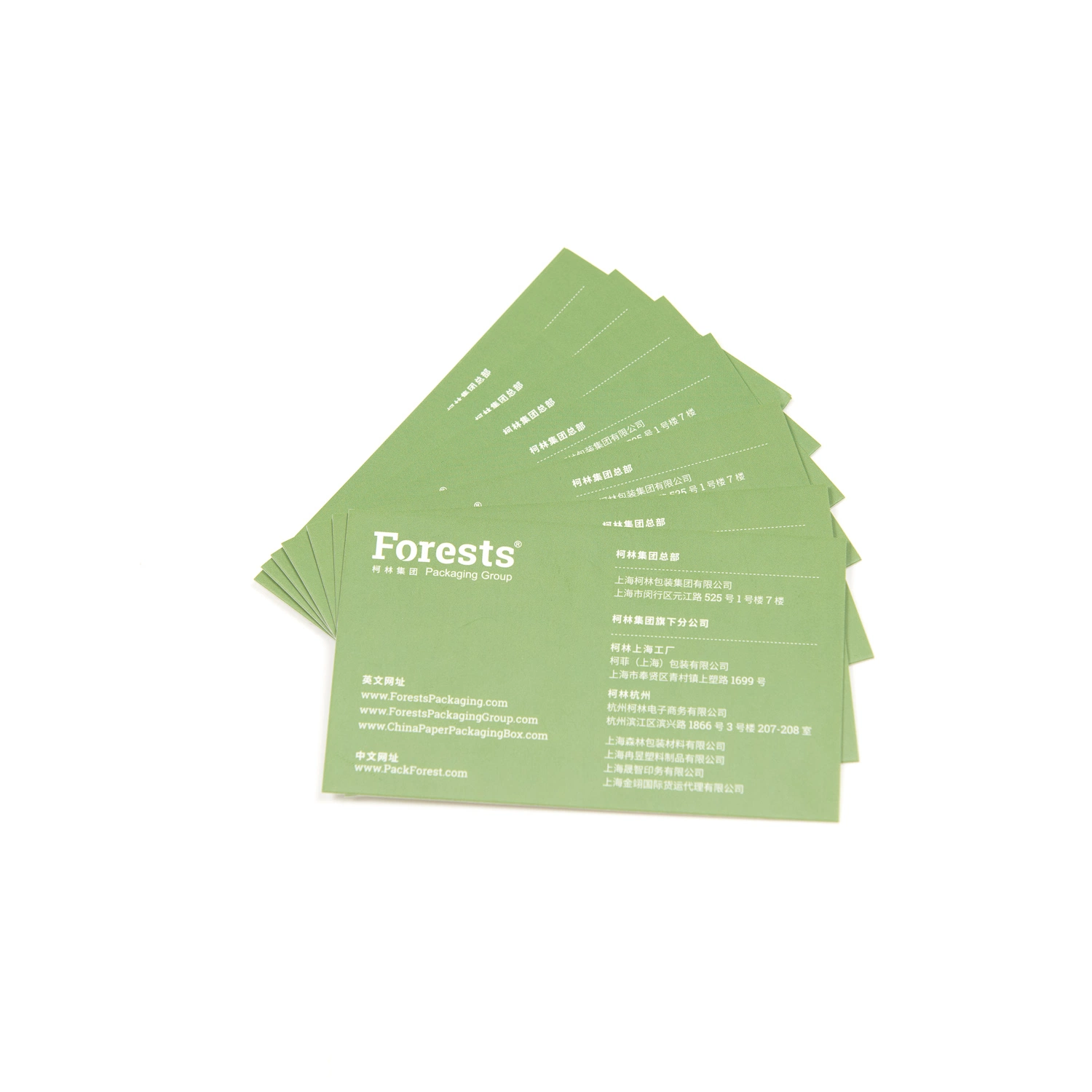 Custom Logo Eco-Friendly Label Stickers Customized Business Card