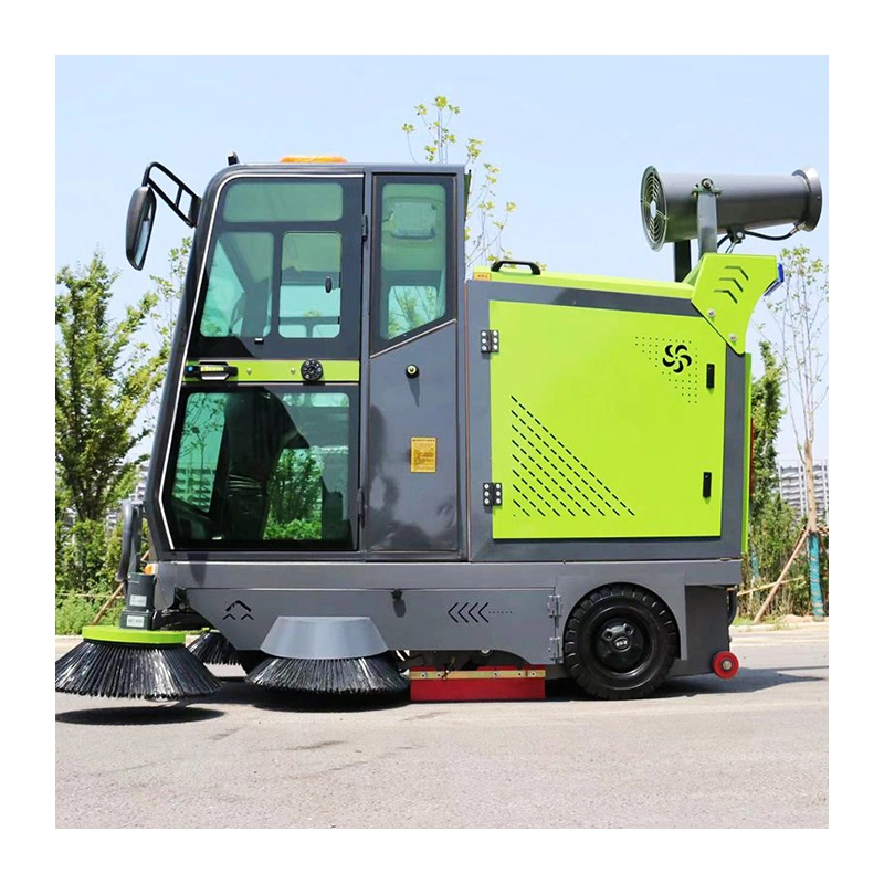 Suction Road Sweeper Leaf Vacuum Cleaner 5 Rotary Sweeper Brushes Floor Sweeper Cleaning for Sale