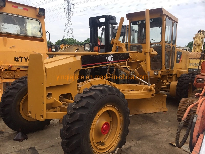 ماكينة التسوية التي تعمل بموتور Cat Grader 14G Caterpillar 14G/140g/140h/140K المستعملة