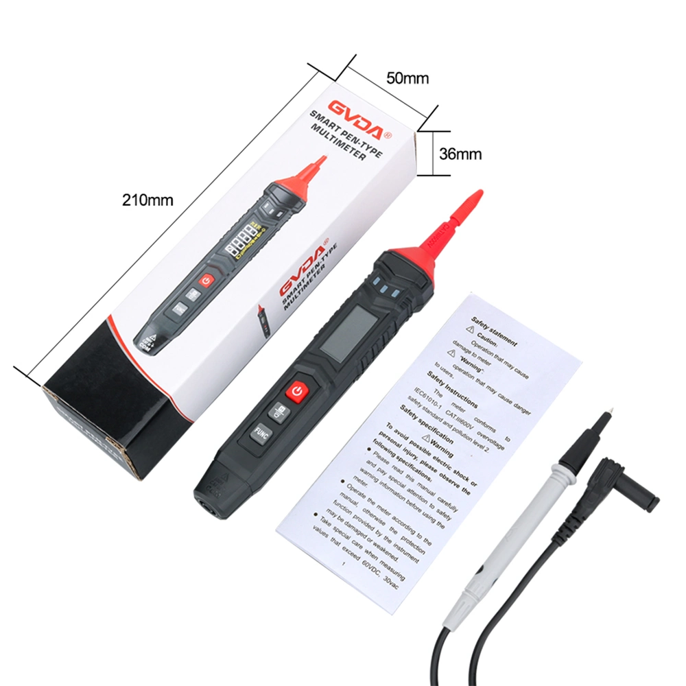 Digital Backlight Multimetro DC AC Voltage Tester Frequency Resistance Continuity Ncv Tester Digital Multi Meter