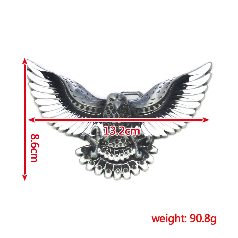 Belt Buckle Custom Logo Eagle Die Casting Wholesale/Supplier Custom Zinc Alloy Customized Garment Accessories Belt Buckle