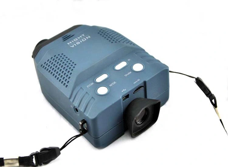 Night Vision Blue Infrared Iiiuminator Allows Viewing in The Dark-Records Images and Video