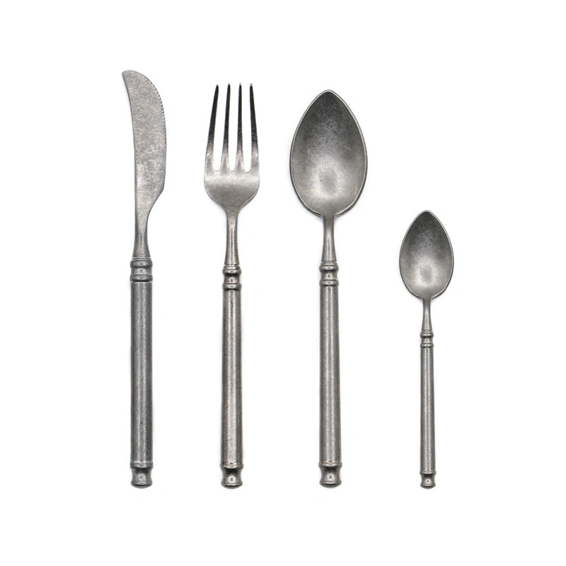 Amazon Price Western Matte High quality/High cost performance  Stainless Steel Cutlery Set Supplier Factory