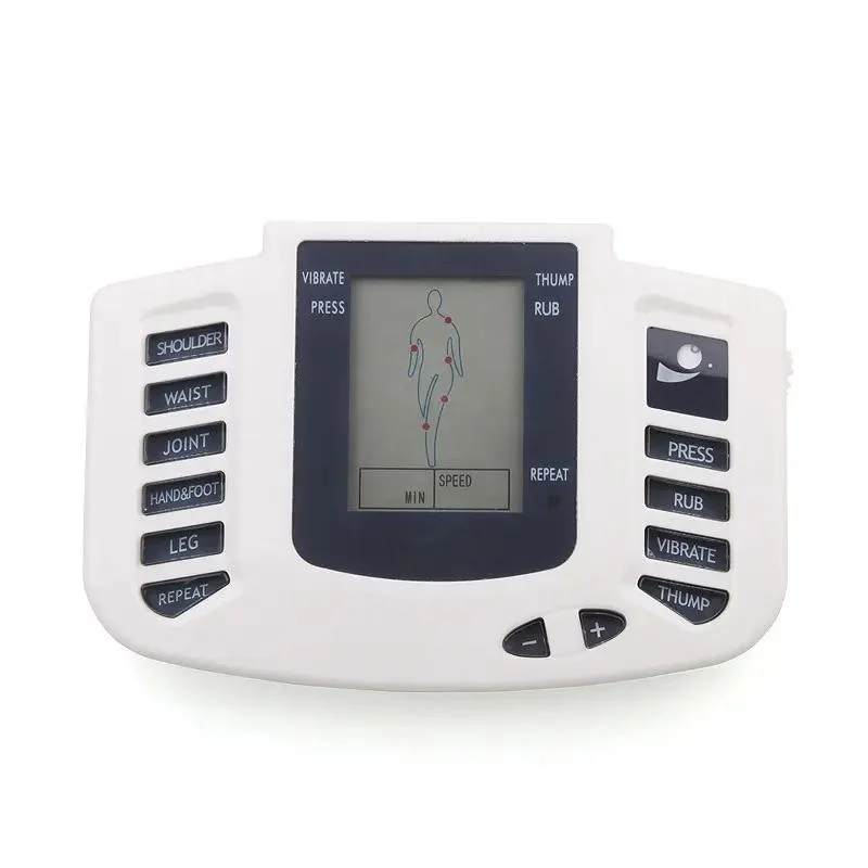 16 Pastilhas Terapia Digital para trás o pé do bocal de cuidados de saúde do corpo EMS estimulador muscular elétrica dezenas acupuntura massajador de Emagrecimento