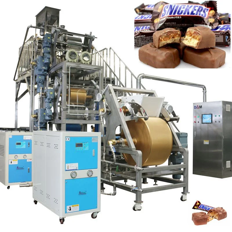 O amendoim Chocolate Bar/pequena capacidade /SGS Chocolate Composto Snack Candy Bar /Cramel Bar / Barra de energia / Grande Capacidade Candy Machine