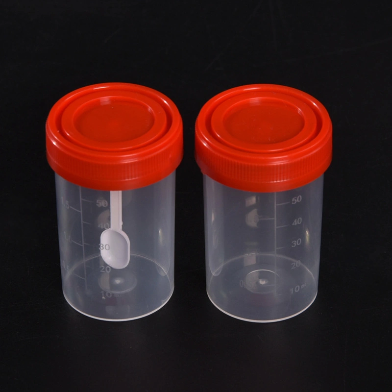 Disposable Sample Plastic Sterile Medical Disposal System Urine Test Collection Cup and Stool Container