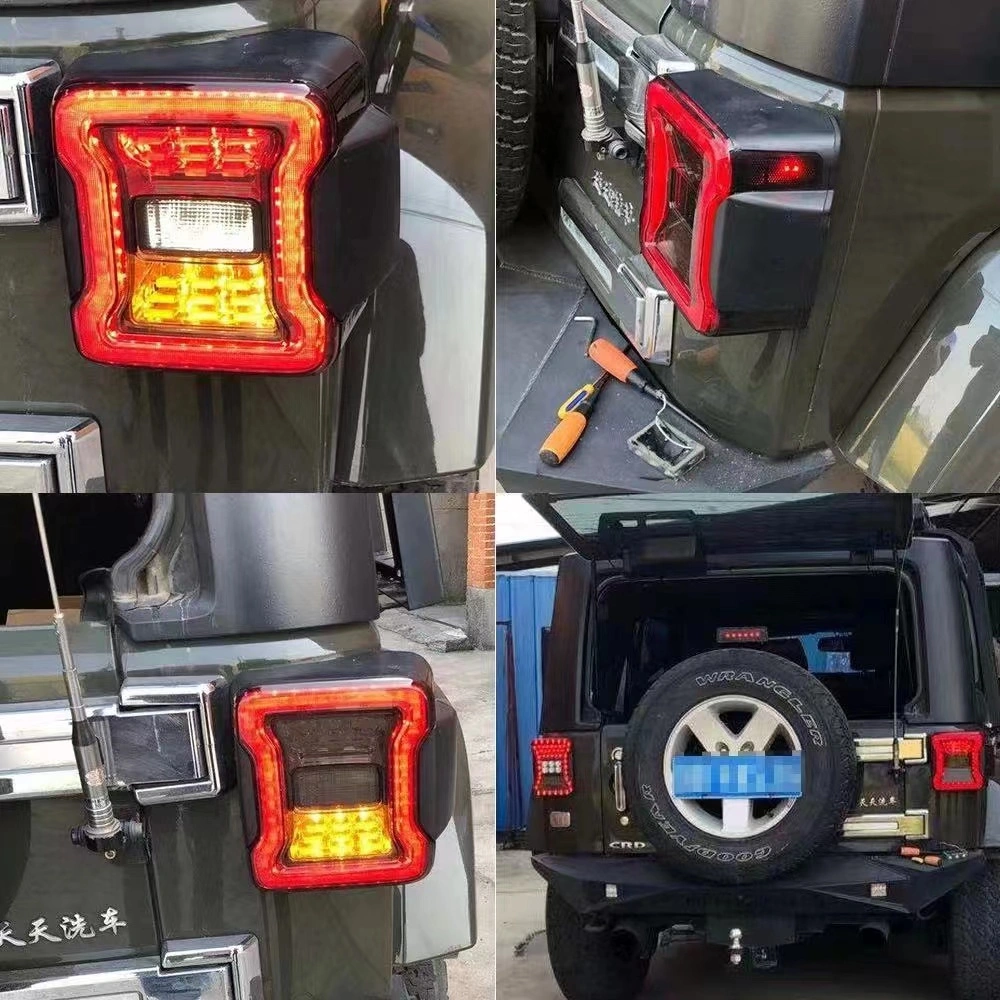 الأجزاء الأوتوماتيكية مصابيح المؤخرة LED مصابيح الرجوع للخلف في الإشارة الخلفية بالنسبة إلى Jeep Wrangler JK