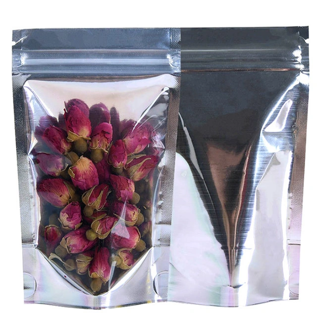 Aluminum-Plated Stand up Ziplock Bag Candy Flower Tea-Packing Keel Bag