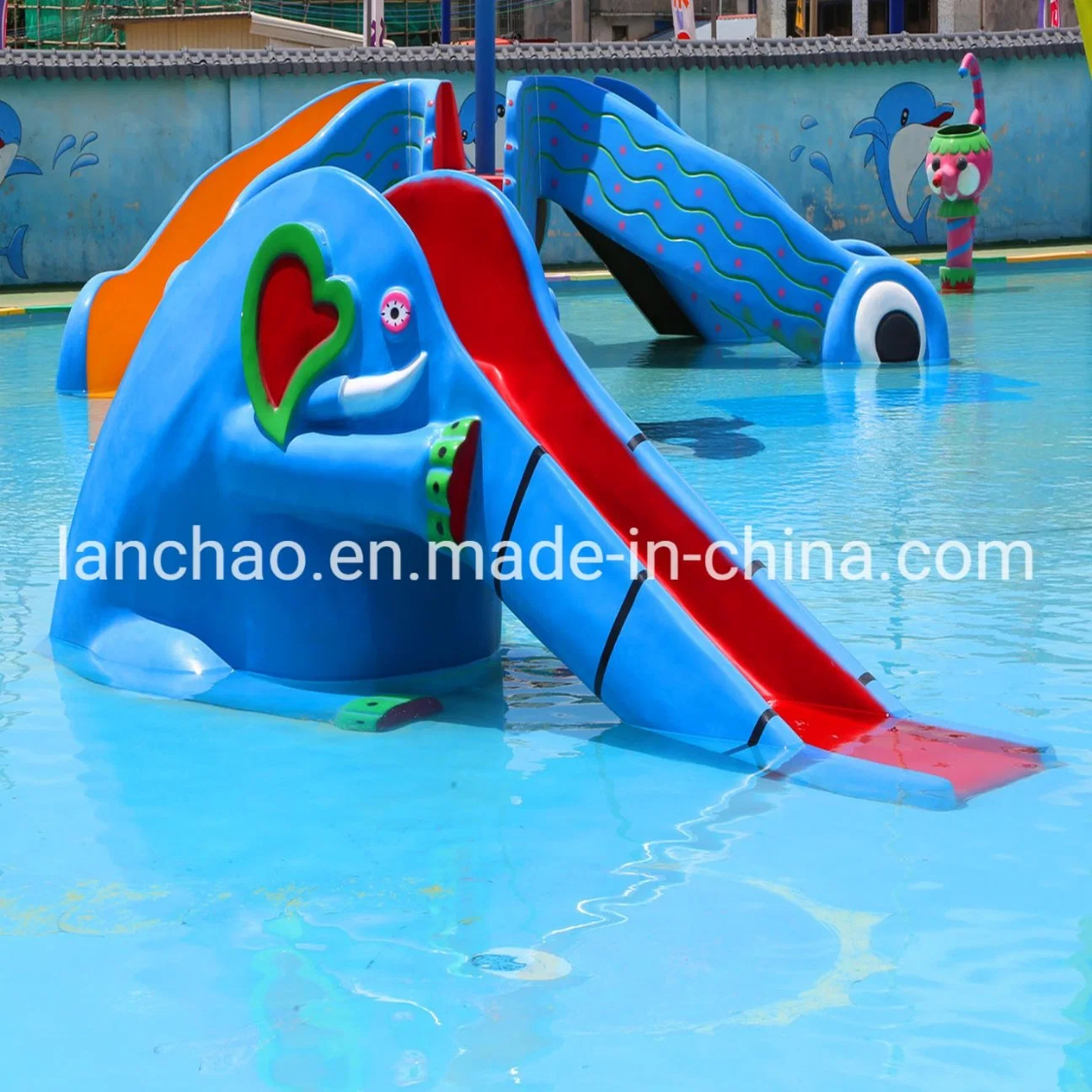 Pool Aqua Park Wasserrutsche für Kinder Spielplatz
