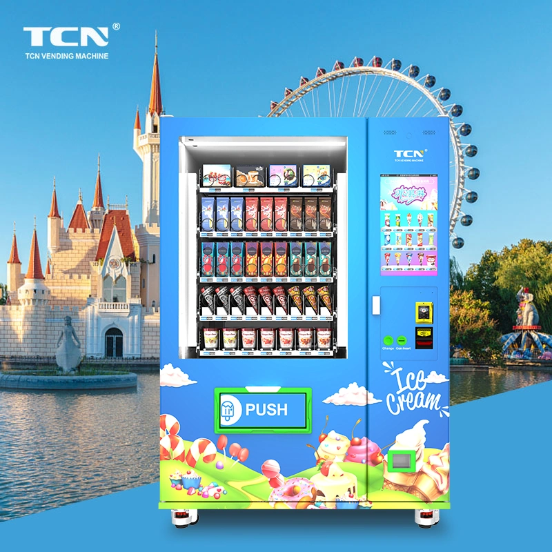 Tcn Quick Frozen Vending Machine Freeze Automatic Frozen Sea Food Vending Machine