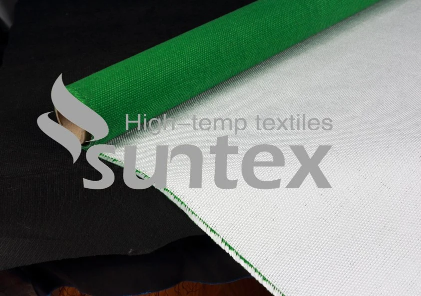 High Performance Textiles PU Coated Fiberglass Fabric for Removable Insulation Cover Smoke Curtain