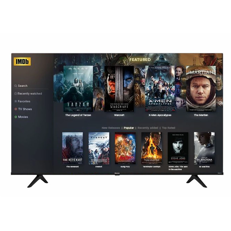 Производитель Настройка 65-дюймового 4K LED TV smart TV