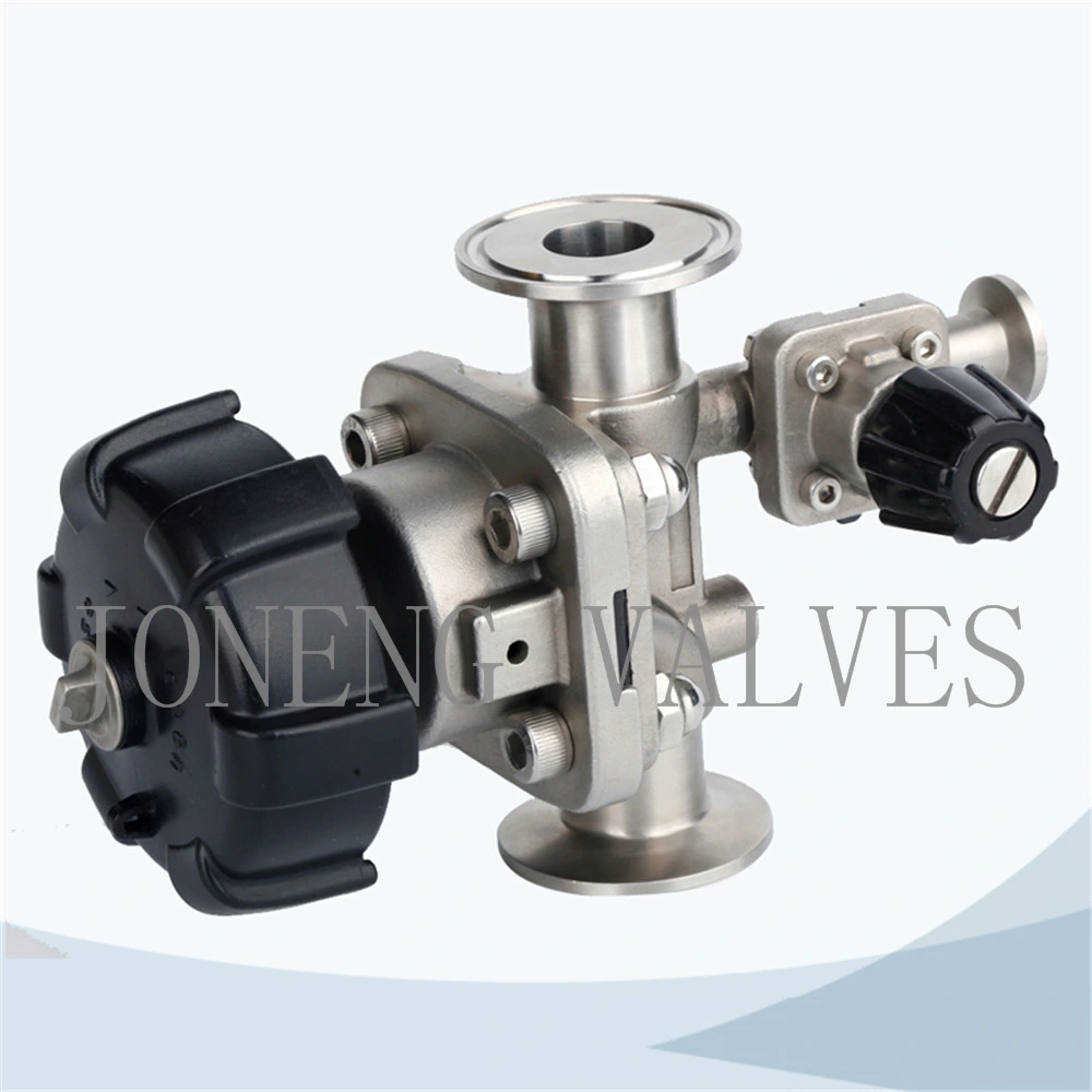 Stainless Steel Sanitary Clamp Manual Diaphragm Valve with Sampling Valve (JN-DV 1007)