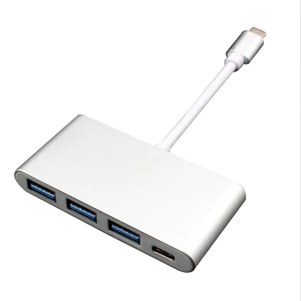 Multifunktionaler USB-Hub Typ C 4 in 1