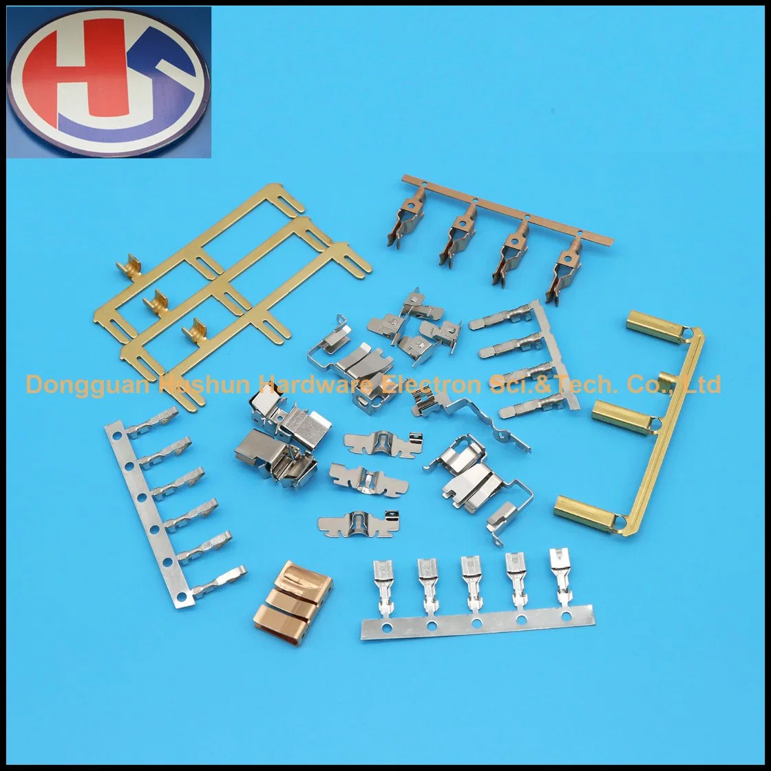 Metal Hardware Copper Stamping Parts Small Battery Spring Electrical Contacts