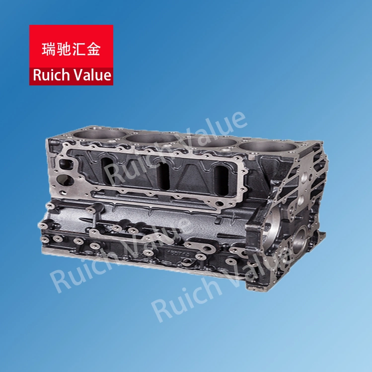 De véritables pièces de rechange de la culasse du moteur Isuzu 4HK1 Bloc-cylindres