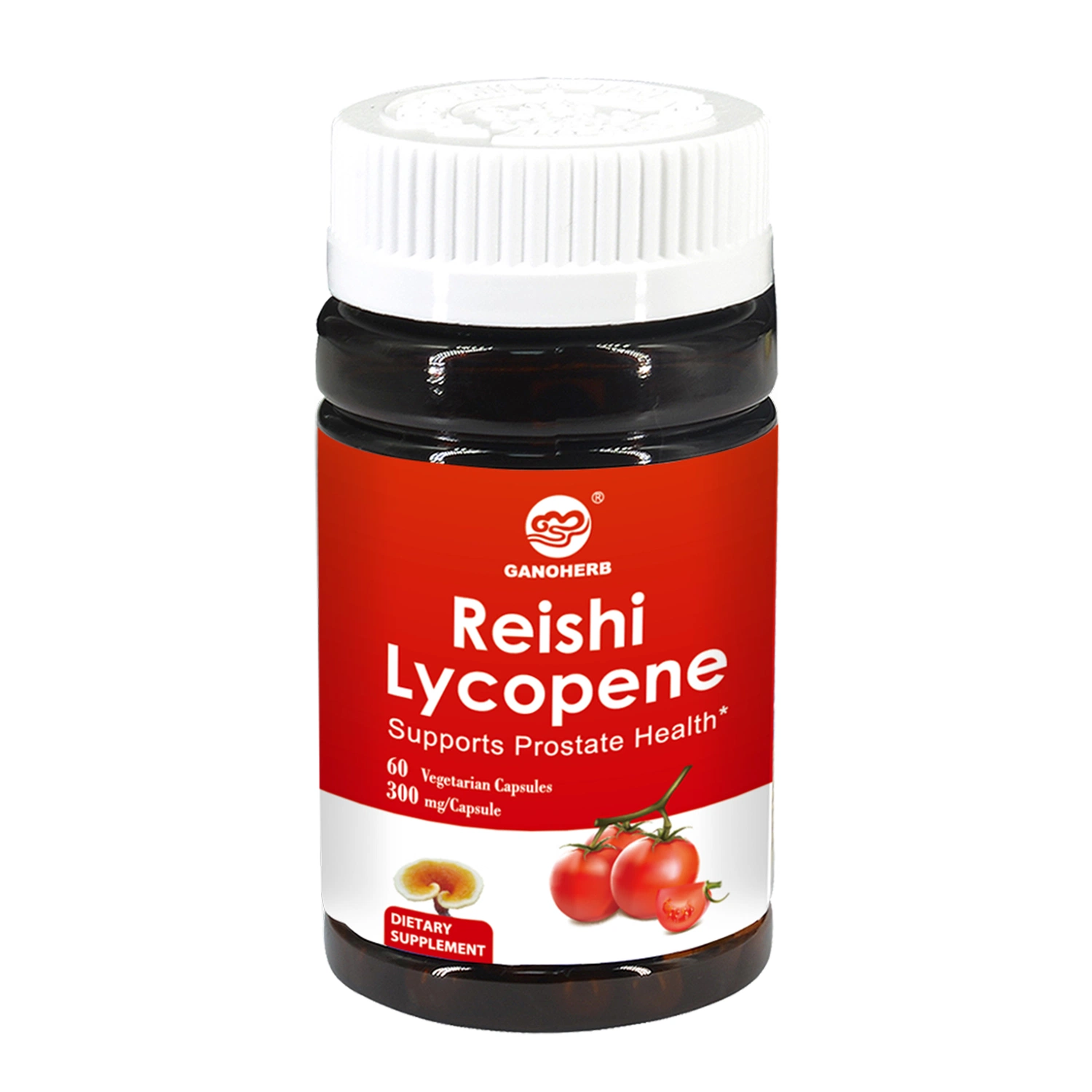 Bio Reishi Pilzsporen Kapsel mit Lycopin natürliche Tomate