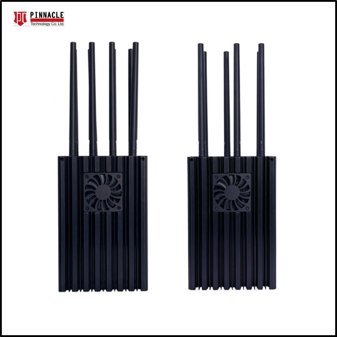 12-Antennas All-in-One Full Bands Cell Phone Signal Jammer Blocking RF Signal 5g 3400/3600/3800 (Remote Control) GPS/WiFi/GSM