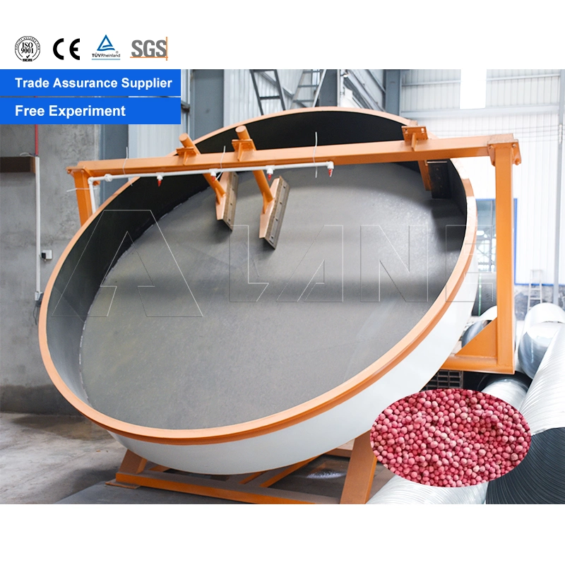 Lane Ammonium Sulfate Phosphate Corn Granulator Machine Phosphate Granulating Machine Biochar Chemical Fertilizer Making Machine