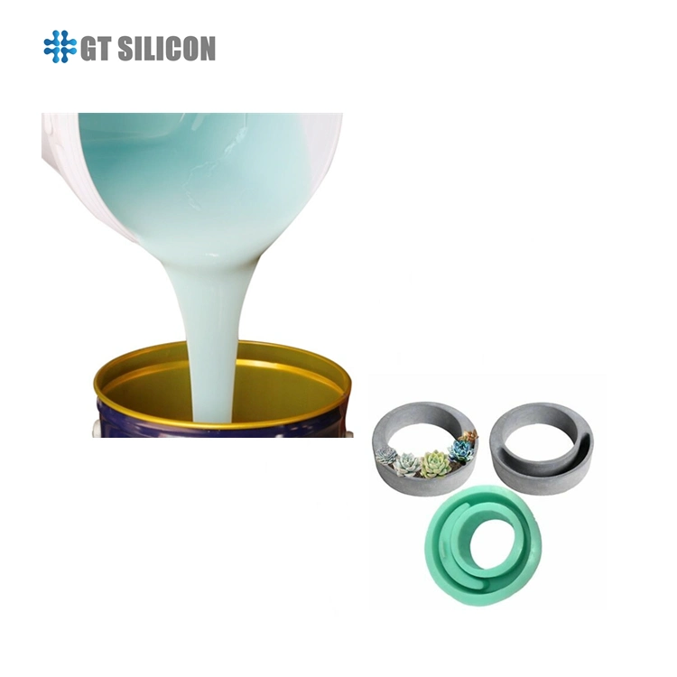 Factory Price RTV2 Liquid Silicon Rubber Tin Cure Silicone Rubber for Making Cement Flower Pots Mold