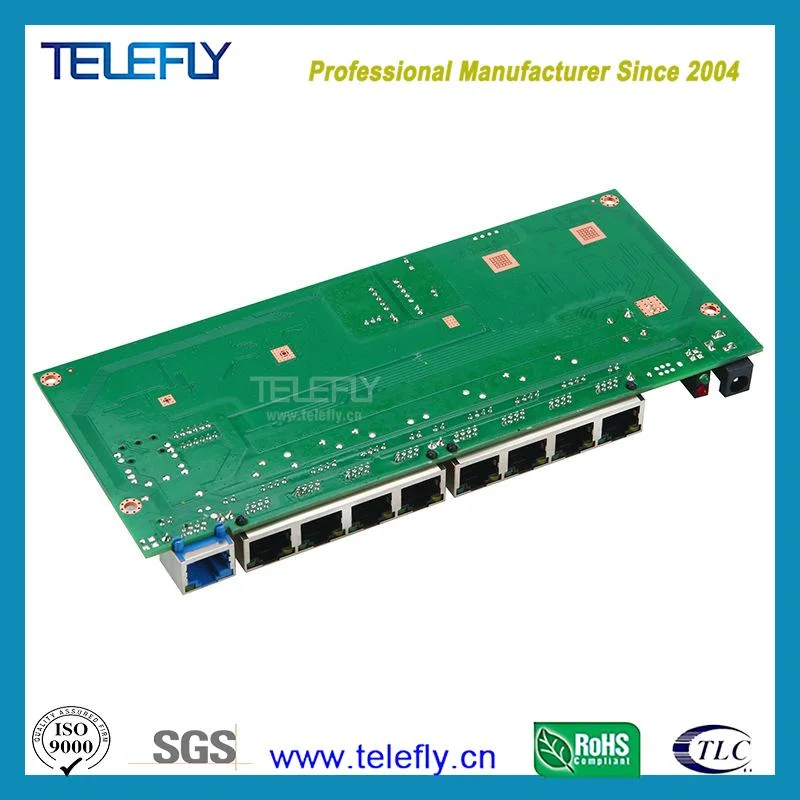8-9100m du port de commutateur POE PSE Standard 48V du module de l'industrie Commutateur Ethernet intégré de carte de circuit imprimé de la carte mère