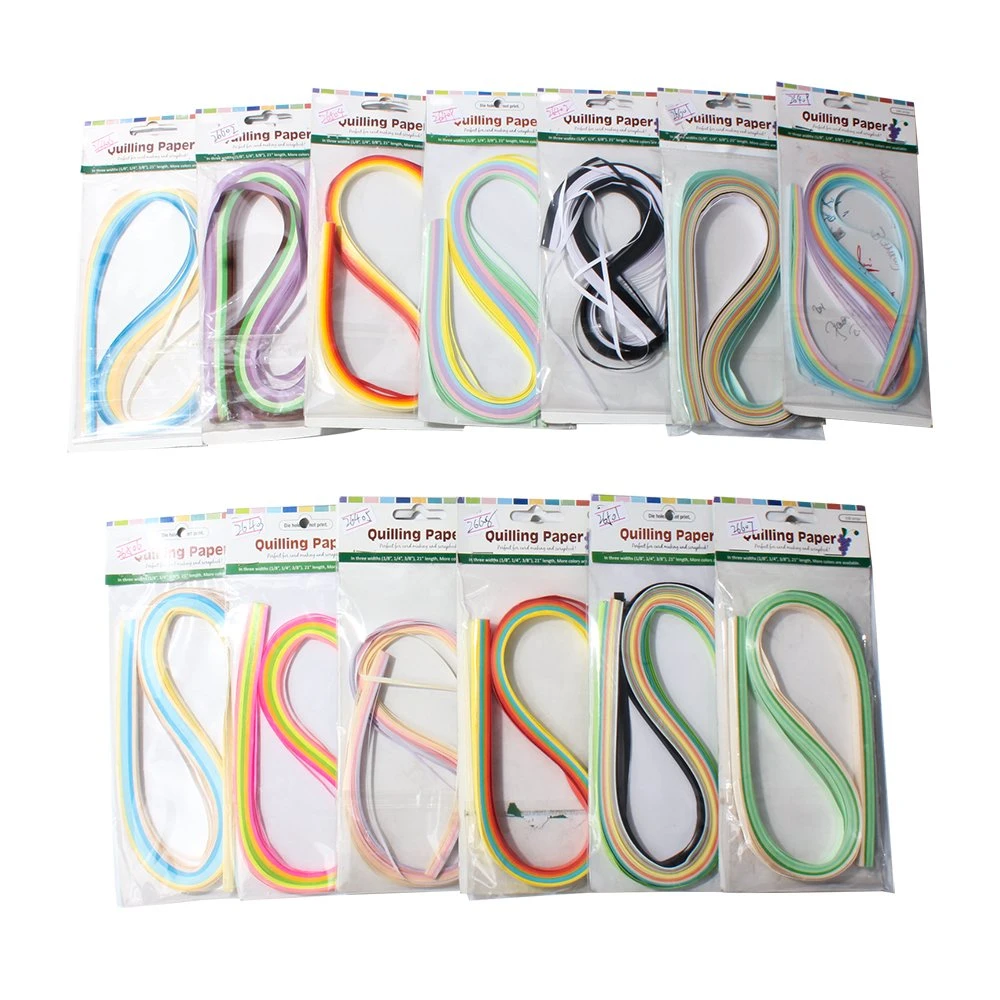 26409 DIY Colorful Paper Quilling Strips Set for Handmade