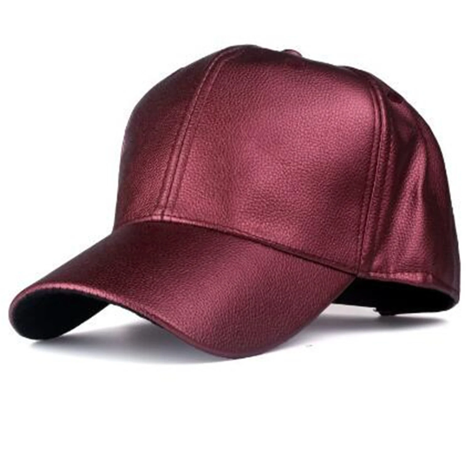 Kids Children Leather Baseball Caps for Promotion