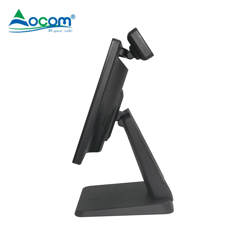 POS-1516 15.6 Inch Consumer Electronics Windows/Android Touch Screen POS Terminal with Aluminium Alloy Base