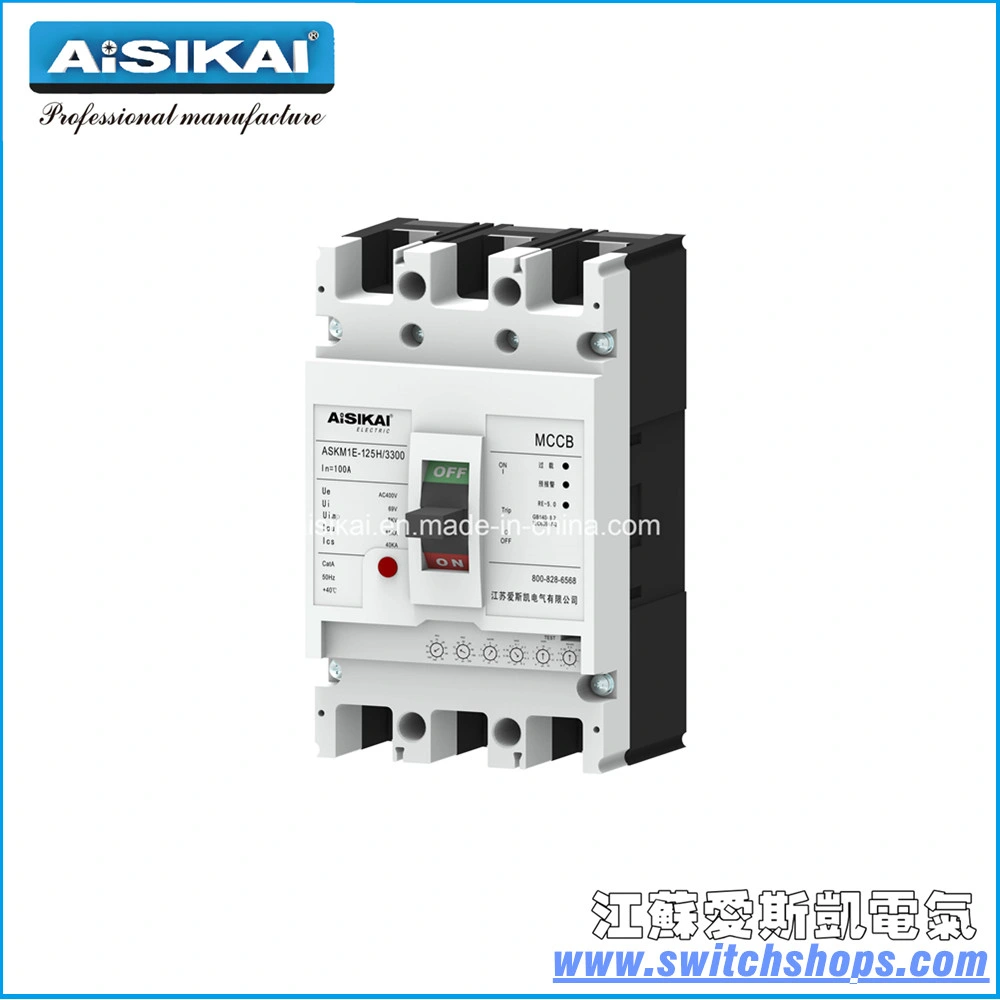 125A/100A/63A Electronic Circuit Breaker 3p Ce/CCC