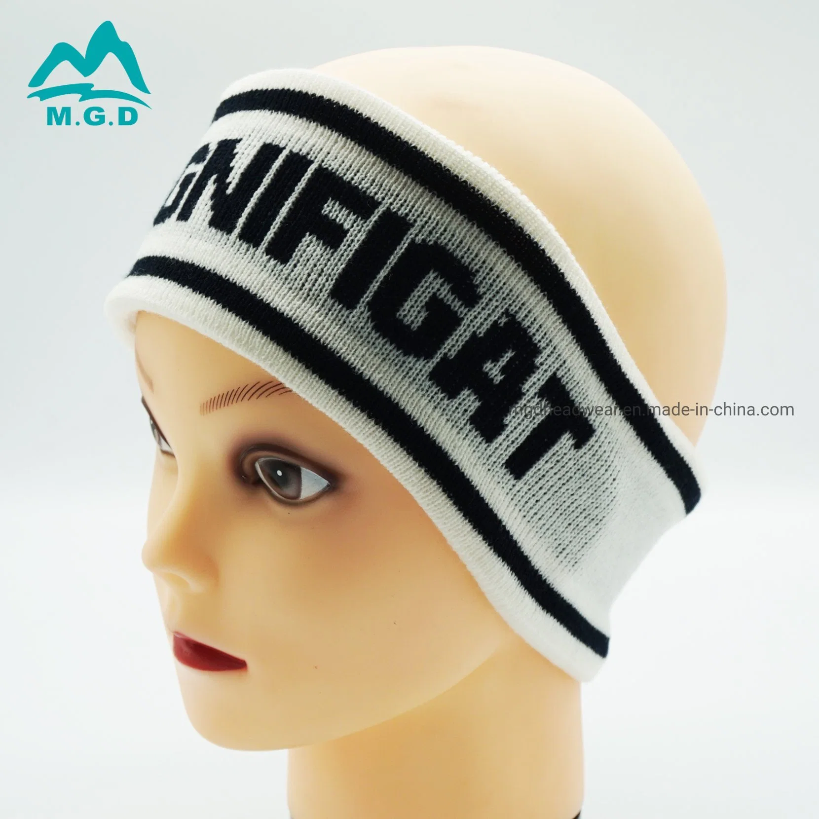 Custom Logo Jacquard Head Band Sport Headbands