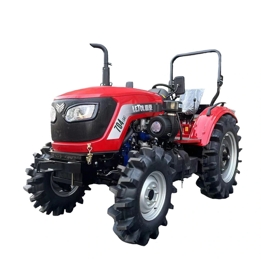 Nice Performance Multiple Functions New Design Tractor Hydraulic Steering 70HP 8f+2r Supporting Various Farm Tools