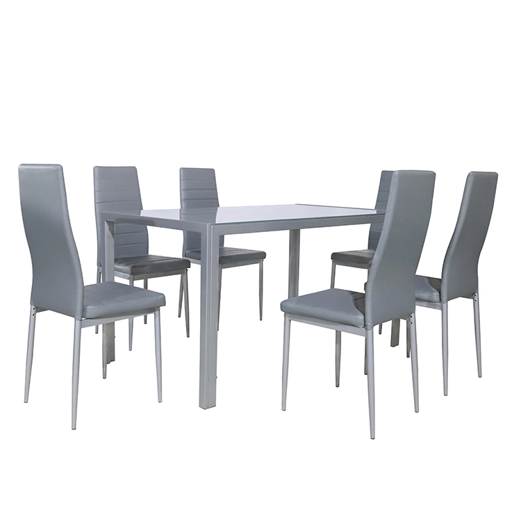 6 Person Dining Table Chair Rattan Garden Outdoor Dining Furniture Sets