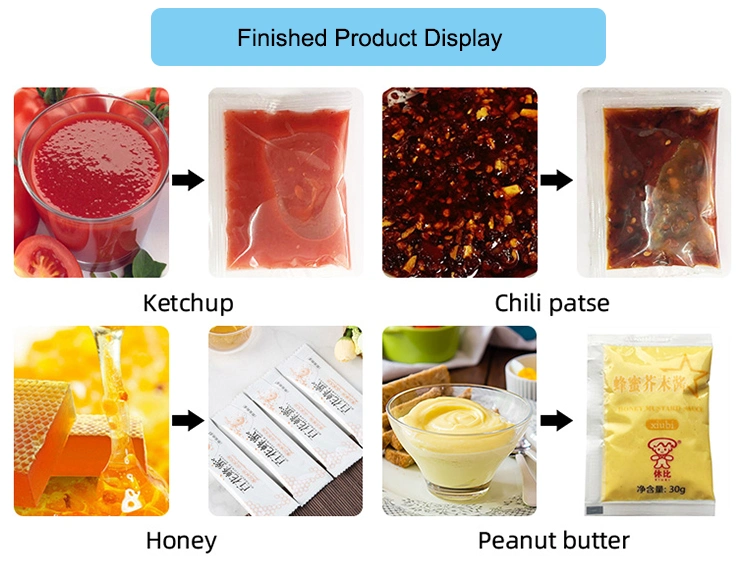 Jus d'multifonctionnelle coller l'emballage et de la sauce pour la vente de machines de remplissage