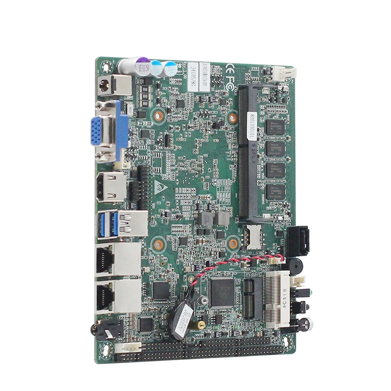 Tarjeta madre para juegos 6USB Dual LAN LVDS EDP placa principal HD PC Maintboard SATA 7COM mSATA VGA DDR4 para juegos