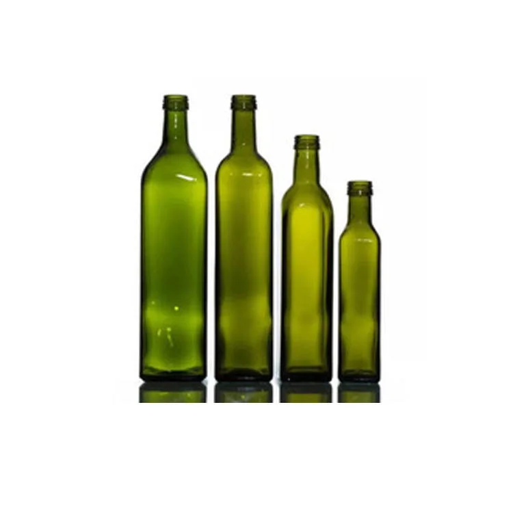 250ml 500ml 750ml Food Grade Dark Green Amber Transparent Dorica Glass Bottle